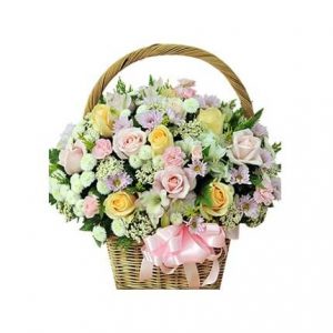 giỏ hoa sinh nhật tặng bạn gái ở thái bình